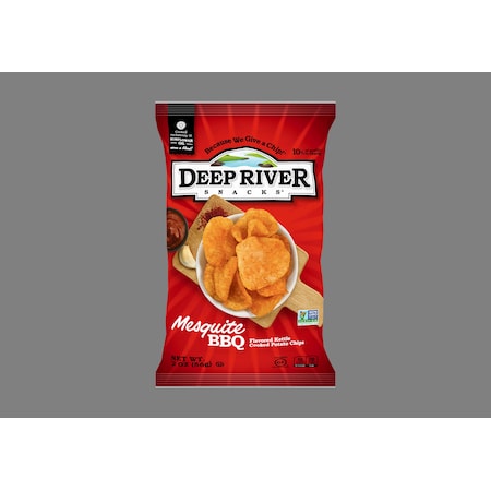 Deep River Snacks Kettle Potato Chip Mesquite BBQ 2 oz., PK24 17118